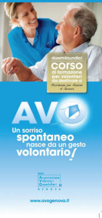 Volantino Corso di formazione: Residenze per Anziani di Genova