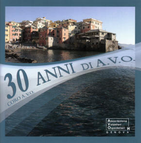 Copertina del CD inciso dal Coro AVO